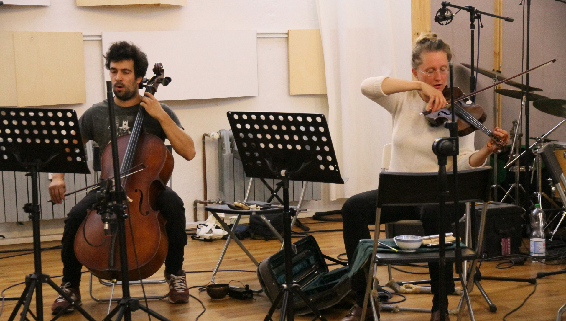 2019-07-08 Ame Zek's 'Unfinished sense of time' im Studio Börne45